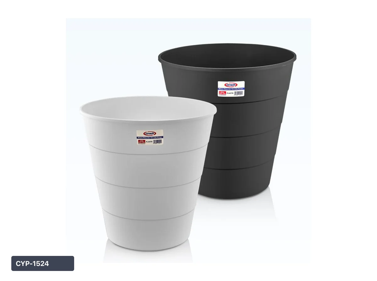 CYP-1524 | Milano Masa Altı Çöp Kovası Plastik 10 Lt